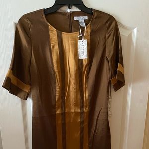 Gold Vertigo dress